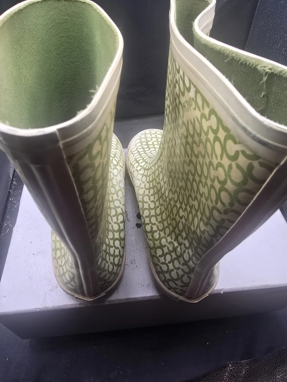 Coach Green Signature Rain Boots‎